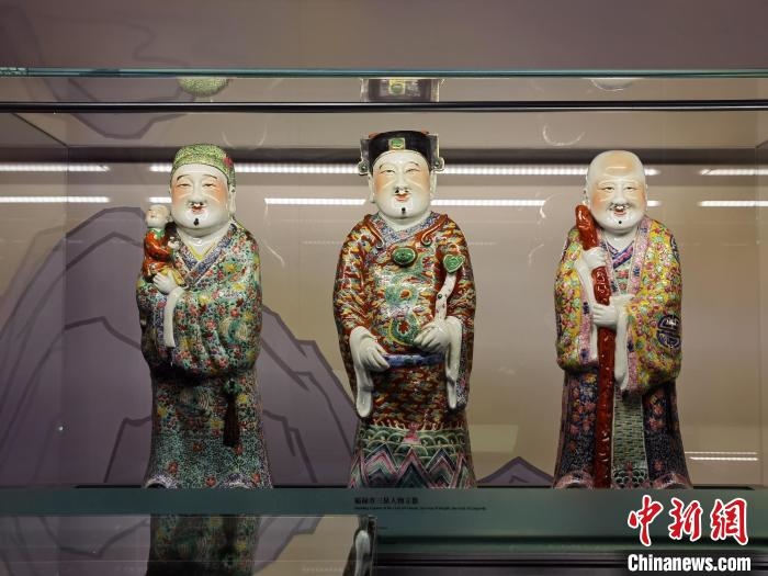 福祿壽三星人物立像?！∩虾Ｊ袣v史博物館 供圖