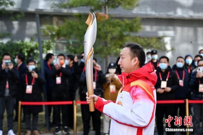 3月2日，北京2022年冬殘奧會火種采集儀式在中國盲文圖書館舉行，采集“希望之火”。 <a target='_blank' href='/'>中新社</a>記者 張興龍 攝