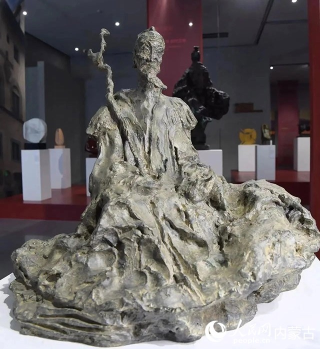 吳為山作品《莊子》。王劭凱攝