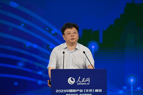 傳播內(nèi)容認(rèn)知全國重點(diǎn)實(shí)驗(yàn)室首席科學(xué)家張勇東。人民網(wǎng)記者 于凱攝