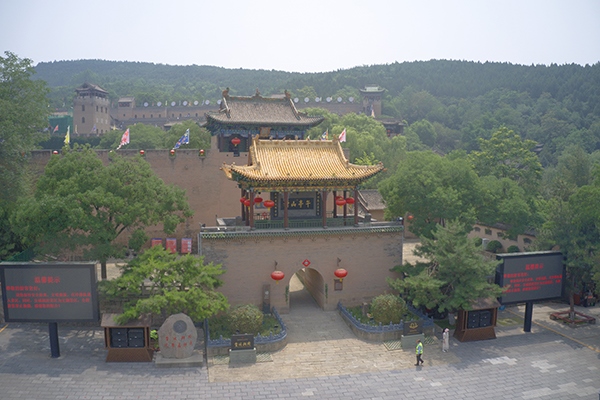 皇城相府景區(qū)（無(wú)人機(jī)照片）。人民網(wǎng)記者 王天樂(lè)攝