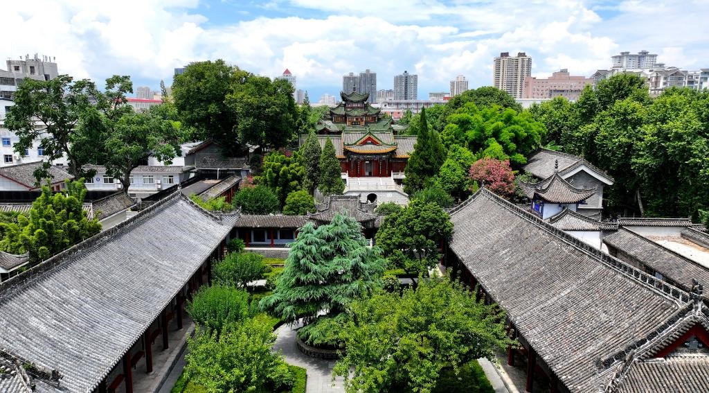 近日拍攝的陜西省漢中市博物館。新華社記者 劉瀟 攝