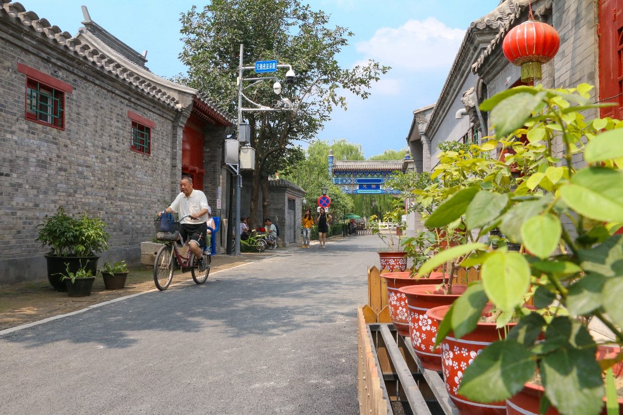  北京市南鑼鼓巷片區(qū)雨兒胡同（2019年7月25日攝）。