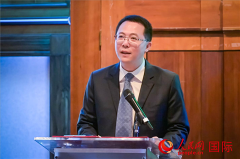 吳文海致辭。人民網(wǎng) 郭錦標(biāo)攝