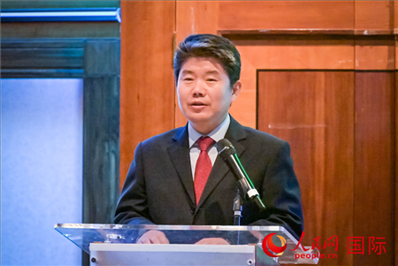 李立言致辭。人民網(wǎng) 郭錦標(biāo)攝