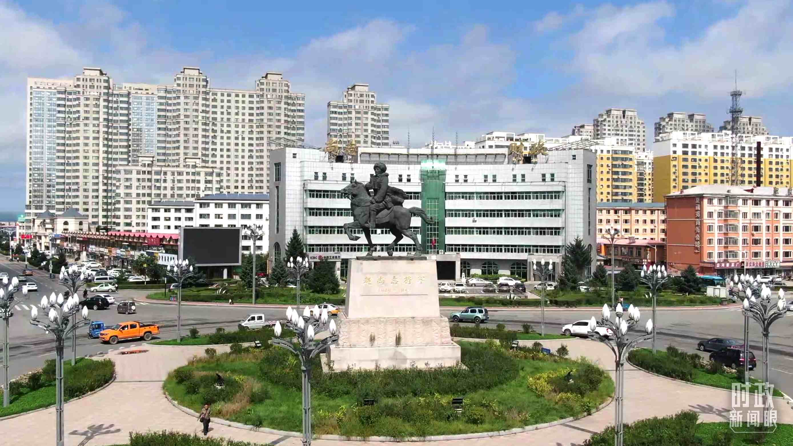 △哈爾濱市尚志市航拍。（總臺央視記者張耿生拍攝）