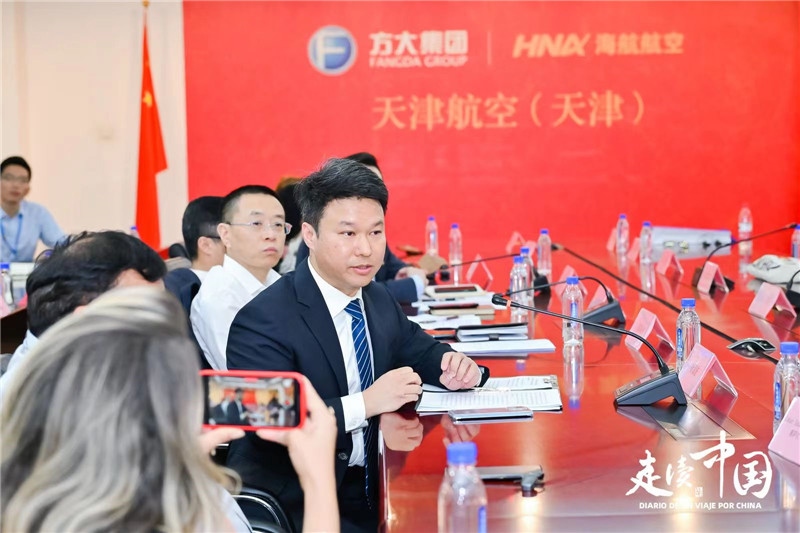巴航工業(yè)大中華區(qū)商用飛機(jī)客戶(hù)支援經(jīng)理?xiàng)詈２?。主辦方供圖