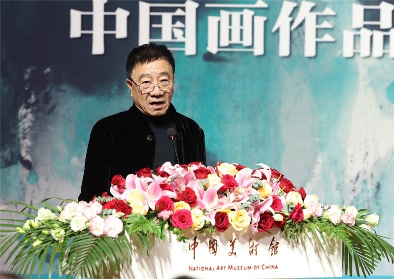 任建國致辭。主辦方供圖