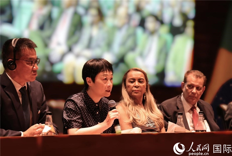 田敏出席論壇開幕式并致辭。人民網(wǎng)記者 時(shí)元皓攝