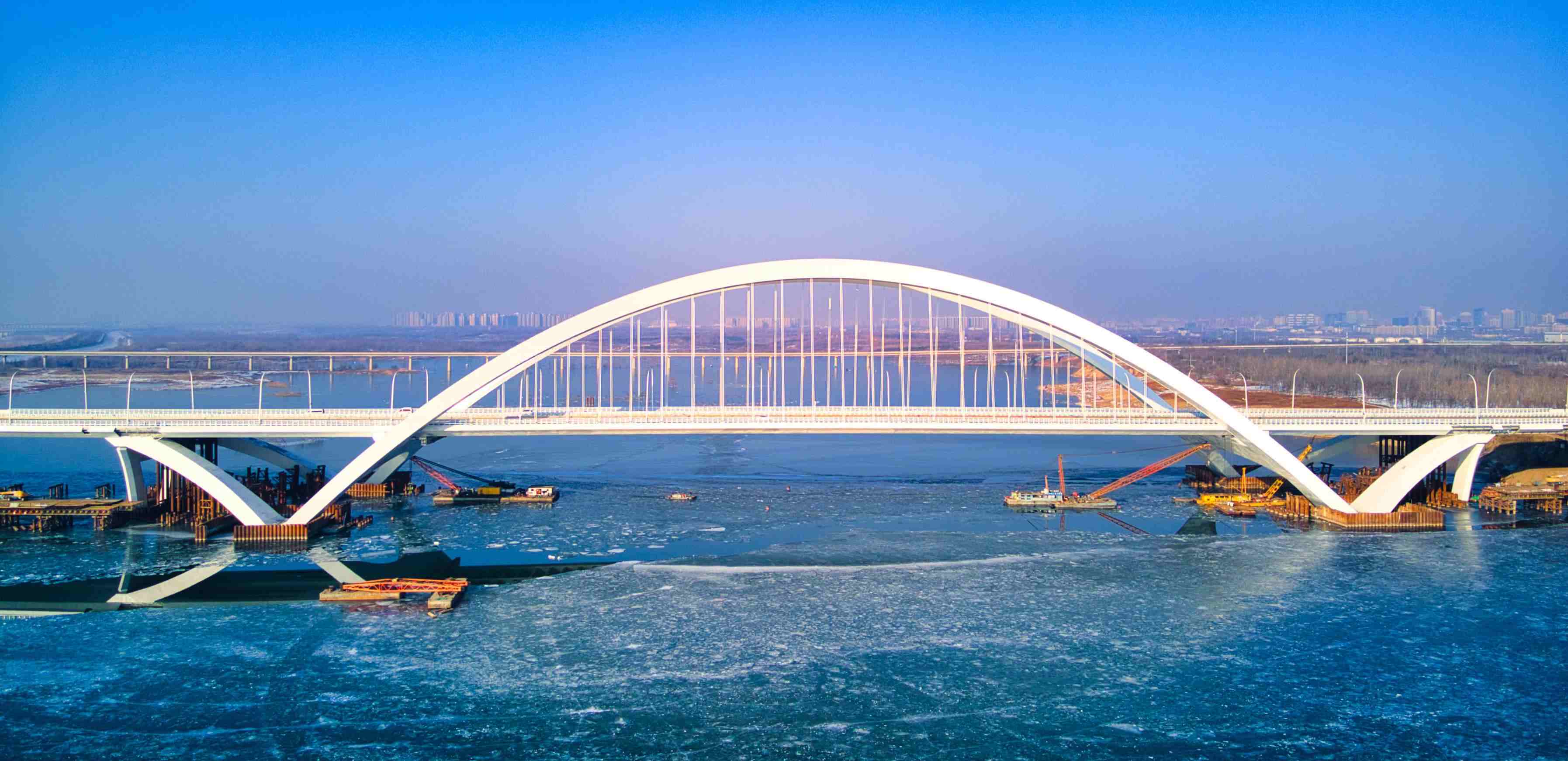 開通后的京雄大橋。受訪方供圖