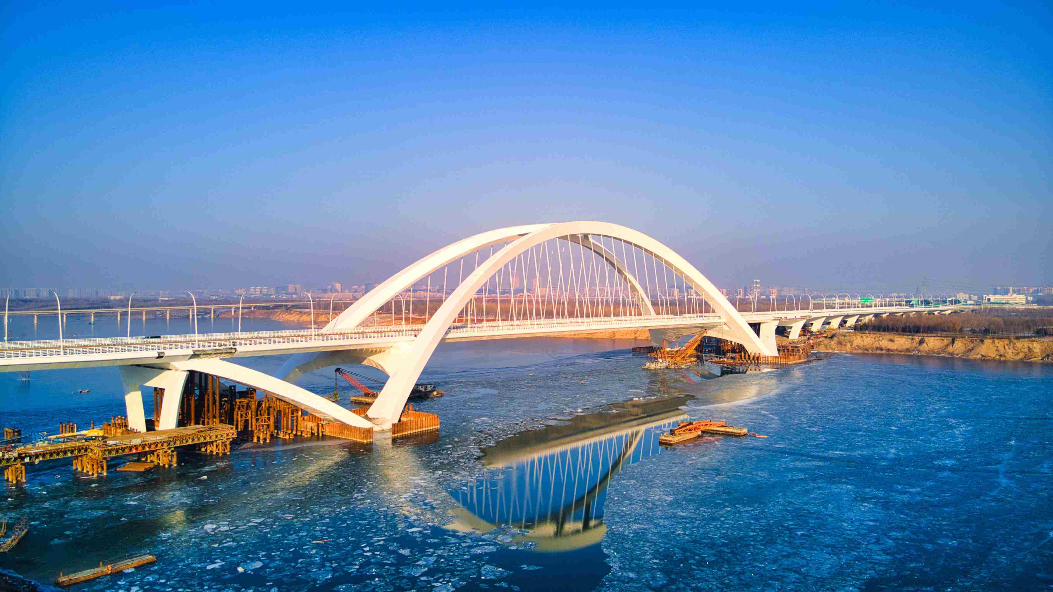 開通后的京雄大橋。受訪方供圖