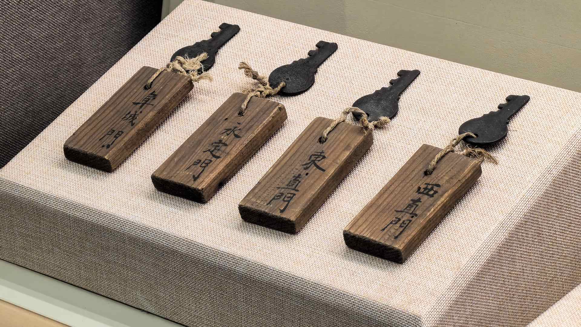 △北平城門鑰匙。（總臺(tái)央廣記者潘毅拍攝）