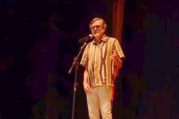 累西腓市政府代表、文化局長梅洛在活動(dòng)中致辭。中國駐累西腓總領(lǐng)館供圖