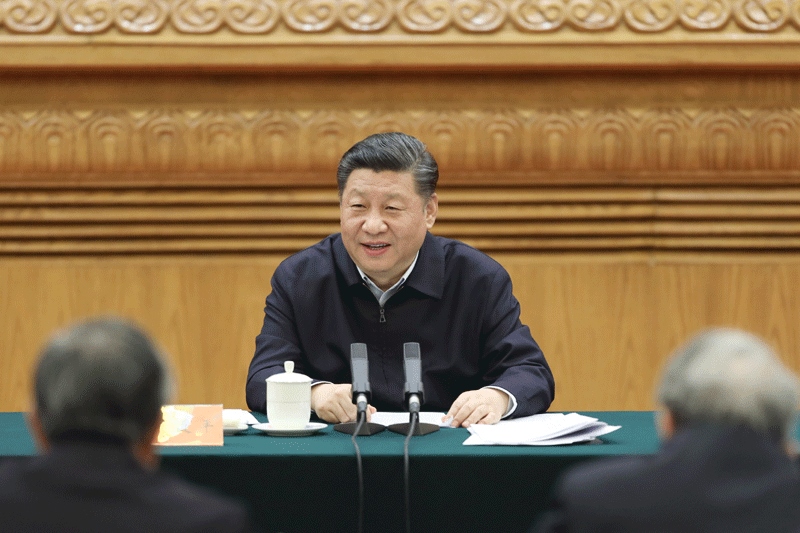 2019年3月18日，習(xí)近平總書記在北京主持召開學(xué)校思想政治理論課教師座談會并發(fā)表重要講話。