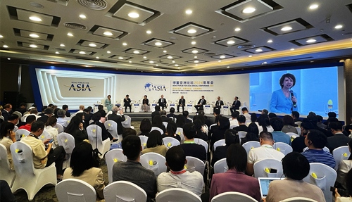 博鰲亞洲論壇2024年年會(huì)“人工智能全球治理”分論壇。人民網(wǎng)記者 喬雪峰攝