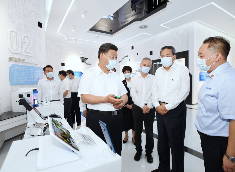 2020年8月19日下午，習近平總書記在安徽省合肥市參觀安徽創(chuàng)新館，了解安徽省科技創(chuàng)新和新興產(chǎn)業(yè)發(fā)展情況。