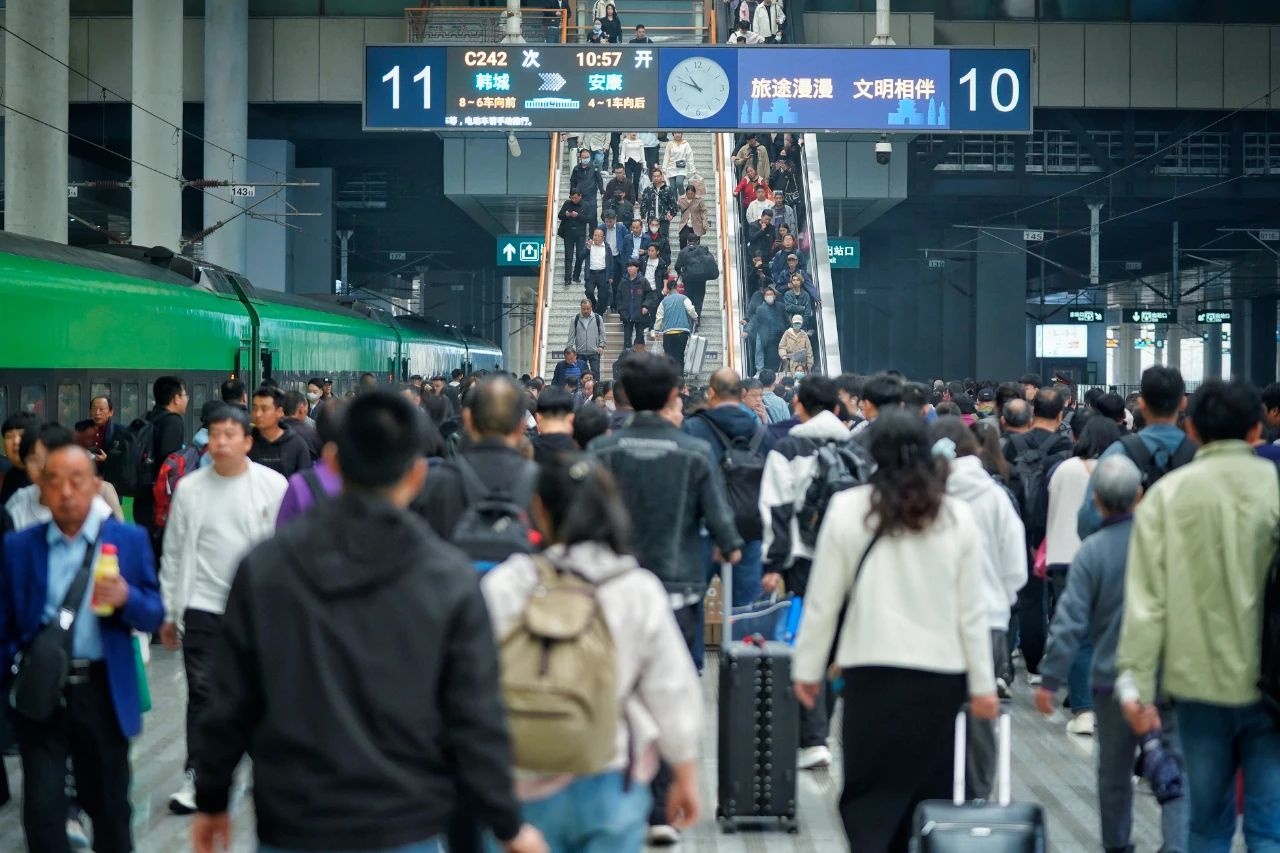 鐵路“五一”小長假運輸今日啟動。國鐵集團(tuán)供圖