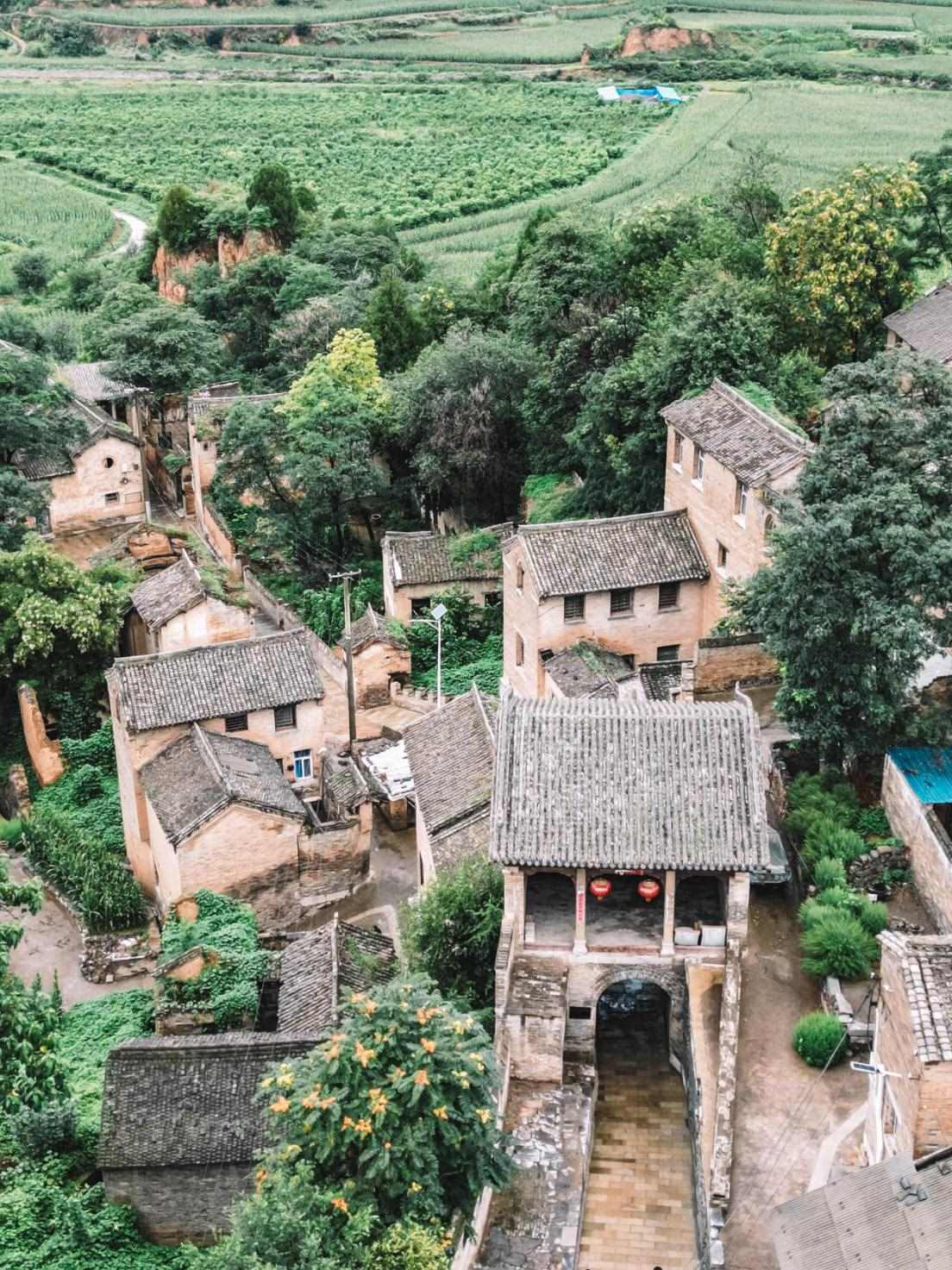 高平市永寧寨村，有許多明清建筑。王劍攝