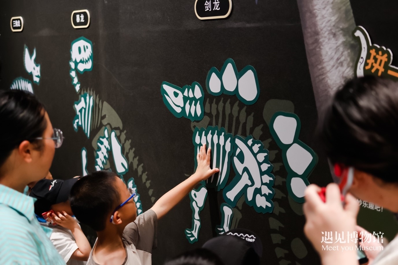 5. “2億年的地球記憶——恐龍化石特展”互動(dòng)區(qū)域。遇見(jiàn)博物館供圖