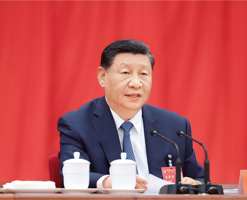 中國共產(chǎn)黨第二十屆中央委員會第三次全體會議，于2024年7月15日至18日在北京舉行。中央委員會總書記習(xí)近平作重要講話。 新華社記者 鞠鵬/攝