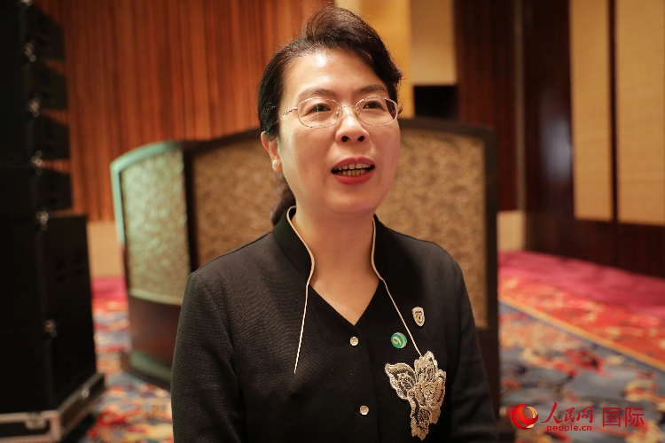 北京外國語大學亞洲學院院長、中國馬來研究中心主任蘇瑩瑩教授接受人民網(wǎng)采訪。人民網(wǎng) 王婧攝