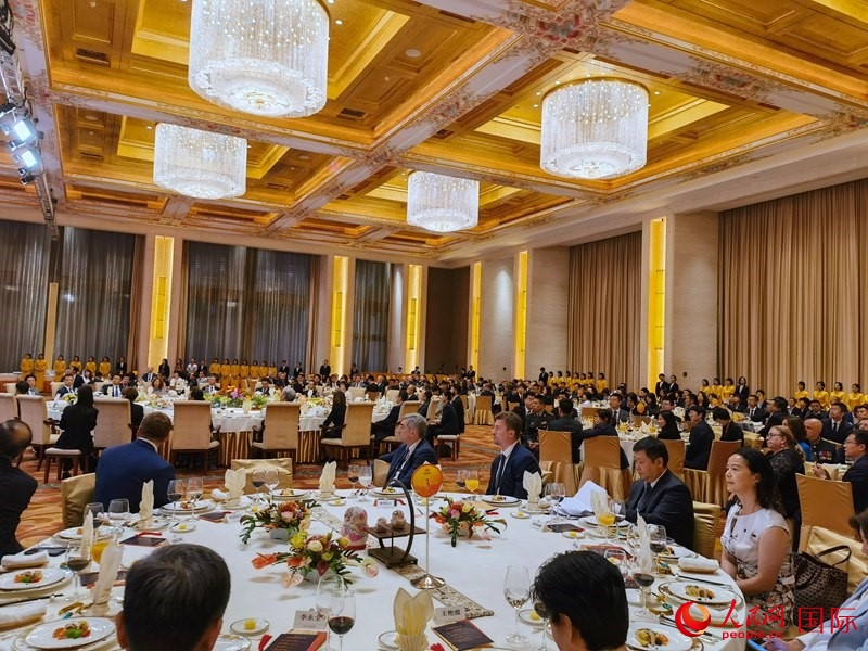 慶祝中俄建交75周年招待會在京舉行。人民網(wǎng)記者 李明琪攝