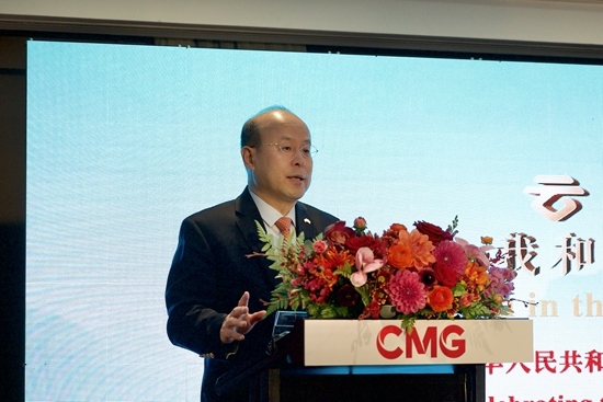 中國駐澳大利亞大使肖千出席活動并致辭。張舒惠攝