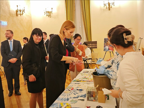 招待會現(xiàn)場。中國駐匈牙利大使館供圖