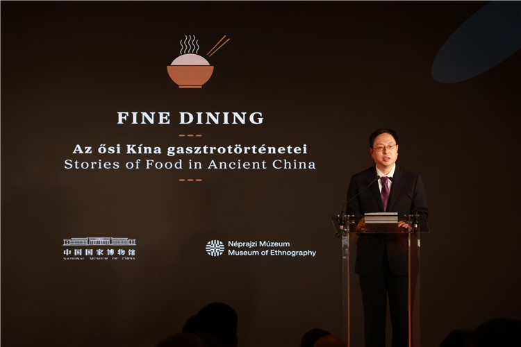 中國國家博物館副館長楊帆致辭。圖片由中國駐匈牙利大使館提供。