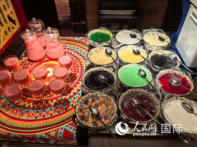 馬來西亞美食節(jié)現(xiàn)場準備的美食。人民網(wǎng) 楊春燕攝