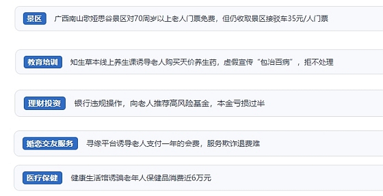 網(wǎng)友在“人民投訴”平臺反映涉銀發(fā)消費相關(guān)糾紛。（“人民投訴”用戶投訴截圖）