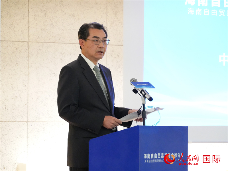 中國駐日本大使吳江浩致辭。人民網(wǎng) 許可攝